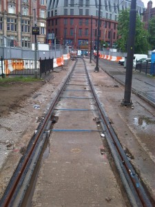 The rails are nearly complete around Victoria